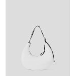 ΓΥΝΑΙΚΕΙΑ ΤΣΑΝΤΑ NYLON HALF-MOON SHOULDER WHITE KARL LAGERFELD A1W30231-100 - Image 4