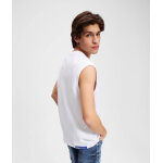 Ανδρική Μπλούζα αμάνικη KARL LAGERFELD RELAXED BOX LOGO TANK A2M17053 Λευκό - Image 2