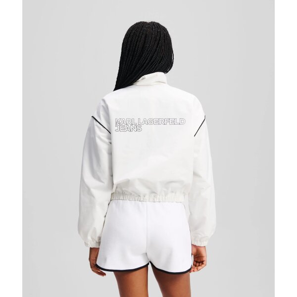 A2W15015100_1 ΓΥΝΑΙΚΕΙΟ ZIP-UP JACKET Karl Lagerfeld WHITE A2W15015-100 - Image 2