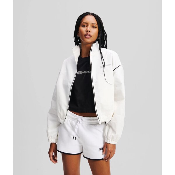 A2W15015100_2 ΓΥΝΑΙΚΕΙΟ ZIP-UP JACKET Karl Lagerfeld WHITE A2W15015-100 - Image 3