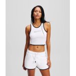 ΓΥΝΑΙΚΕΙΟ PIPING DETAIL TANK TOP Karl Lagerfeld WHITE A2W17024-100 - Image 2