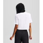Γυναικείο T-Shirt Karl Lagerfeld MONOGRAM CROPPED White A2W17076-100 - Image 4