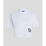 Γυναικείο T-Shirt Karl Lagerfeld MONOGRAM CROPPED White A2W17076-100