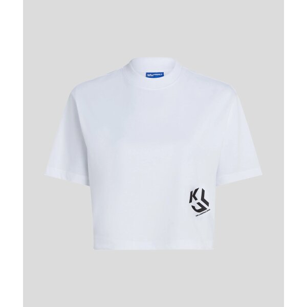 Γυναικείο T-Shirt Karl Lagerfeld MONOGRAM CROPPED  White A2W17076-100 - Image 1