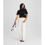 Γυναικείο T-Shirt Karl Lagerfeld MONOGRAM CROPPED BLACK A2W17076-999 - Image 5