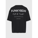 ΓΥΝΑΙΚΕΙΟ Loose fit t-shirt με ανάγλυφο τύπωμα στην πλάτη ΜΑΥΡΟ FUNKY BUDDHA FBL011-126-04 - Image 2