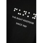 ΓΥΝΑΙΚΕΙΟ Loose fit t-shirt με ανάγλυφο τύπωμα στην πλάτη ΜΑΥΡΟ FUNKY BUDDHA FBL011-126-04 - Image 3