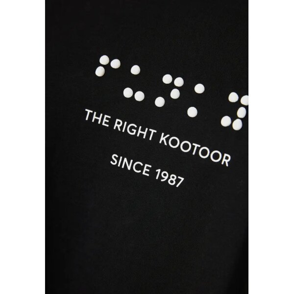 ΓΥΝΑΙΚΕΙΟ Loose fit t-shirt με ανάγλυφο τύπωμα στην πλάτη  ΜΑΥΡΟ FUNKY BUDDHA FBL011-126-04 - Image 3