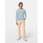 Ανδρικό παντελόνι λινό Seasonal core - Warren cotton-linen SCOTCH&SODA 179979 μπεζ