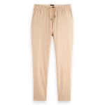 Ανδρικό παντελόνι λινό Seasonal core - Warren cotton-linen SCOTCH&SODA 179979 μπεζ - Image 3