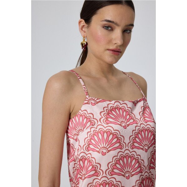 MML25-01-01-004_PEACH_2_1742305631 Αμάνικο Τυπωμένο Τοπ με Λεπτές Τιράντες SANDRIA MML25-01-01-004_PEACH - Image 2