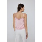 Αμάνικο Σατέν Τοπ με Δαντέλα MONROE ΡΟΖ MML25-01-01-005_PINK - Image 4