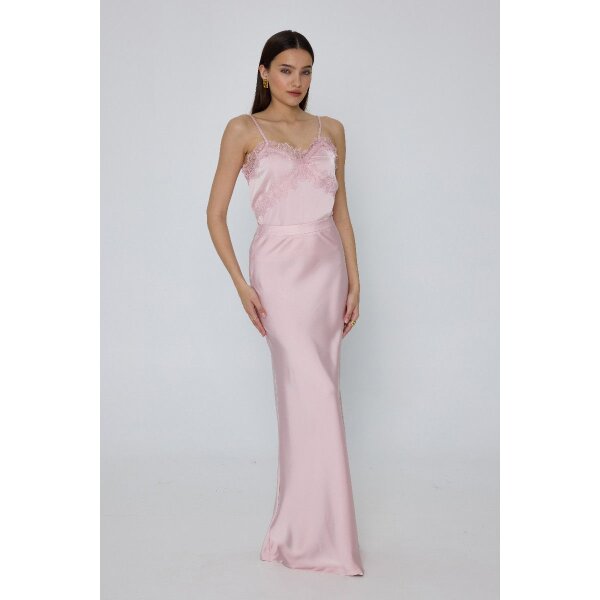 MML25-01-01-005_PINK_5_1742378906 Maxi Σατέν Φούστα σε Λοξή Γραμμή RAMONA MML25-01-02-006_PINK - Image 2