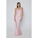 Maxi Σατέν Φούστα σε Λοξή Γραμμή RAMONA MML25-01-02-006_PINK - Image 3