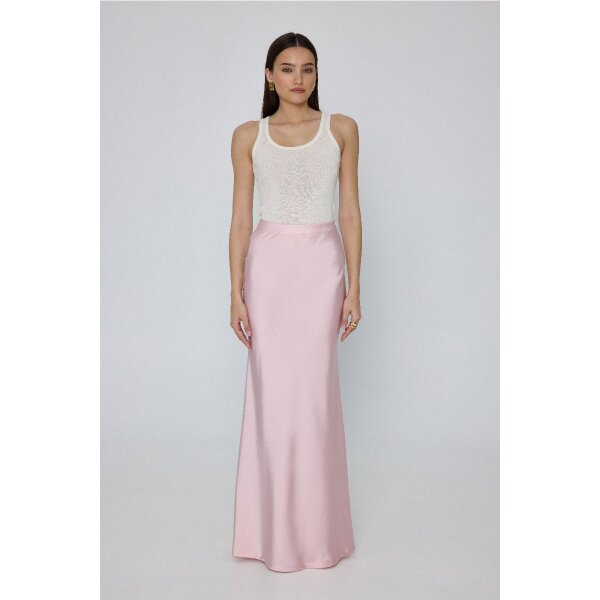 MML25-01-02-006_PINK_2_1742320090 Maxi Σατέν Φούστα σε Λοξή Γραμμή RAMONA MML25-01-02-006_PINK - Image 4