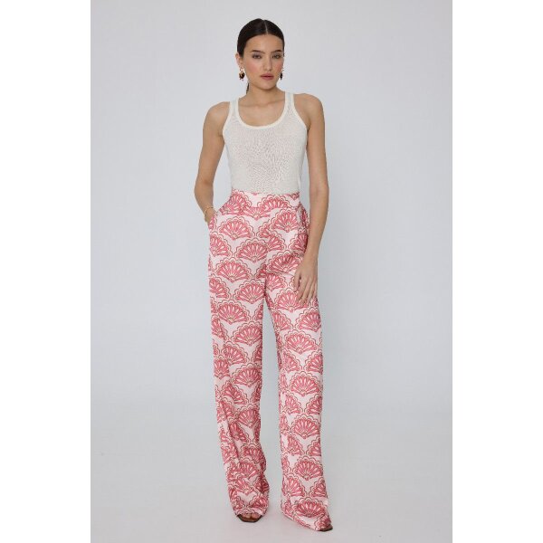 Τυπωμένο Παντελόνι σε Φαρδιά Γραμμή DONELLA MML25-01-03-017_PEACH - Image 2