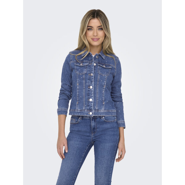 Γυναικείο Μπουφάν Jeans με Strass Only  15347091 - Image 3