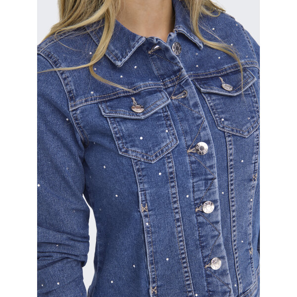 Γυναικείο Μπουφάν Jeans με Strass Only  15347091 - Image 4