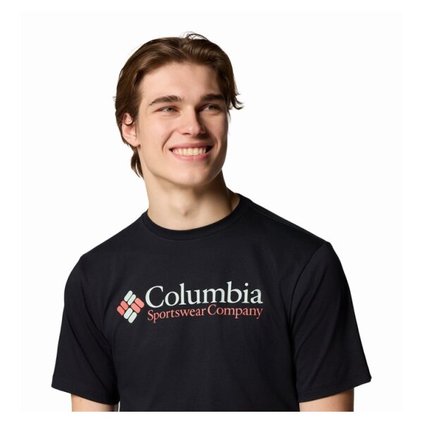 Ανδρική Μπλούζα CSC Basic Logo™ Short Sleeve Tee Columbia 1680053-001 μαύρο - Image 3