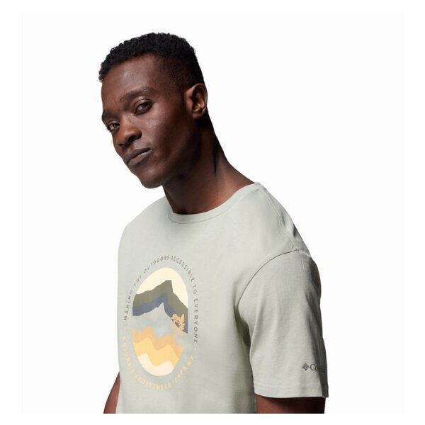 Ανδρική Μπλούζα Path Lake™ Graphic Tee II Columbia 1934814-349 λαδί - Image 3