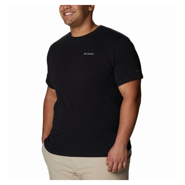 andriki-blouza-thistletown-hills-short-sleeve-normal (3) Ανδρική Μπλούζα Thistletown Hills™ Short Sleeve Columbia 1990752-010 μαύρο - Image 2