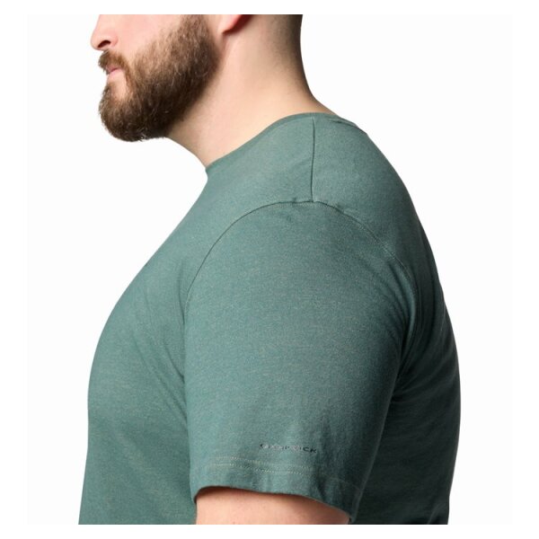 andriki-blouza-thistletown-hills-short-sleeve-normal (6) Ανδρική Μπλούζα Thistletown Hills™ Short Sleeve Columbia 1990752-397 πράσινο - Image 3