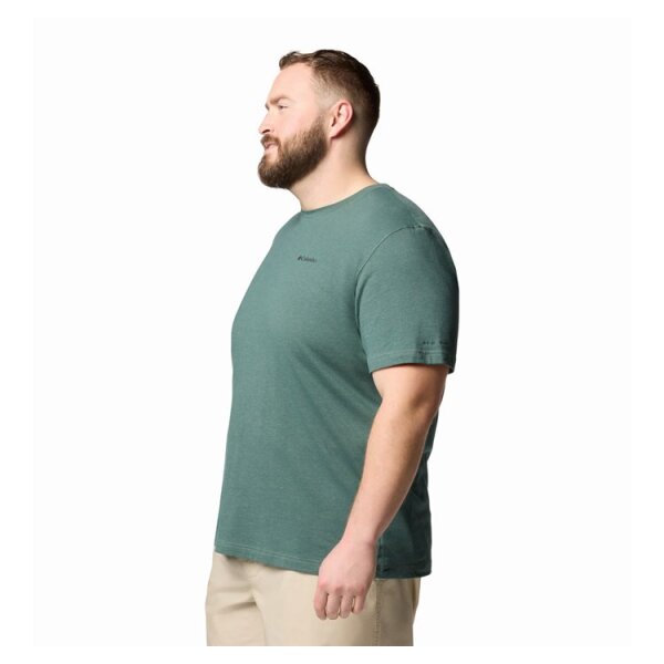 andriki-blouza-thistletown-hills-short-sleeve-normal (7) Ανδρική Μπλούζα Thistletown Hills™ Short Sleeve Columbia 1990752-397 πράσινο - Image 2