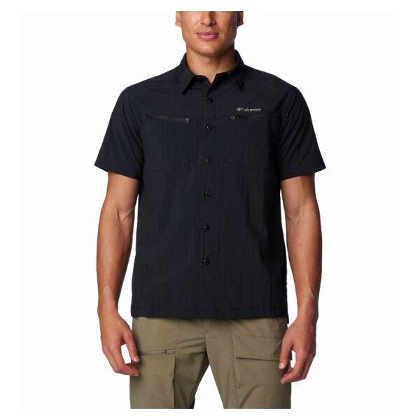 andriko-poukamiso-mountaindale-ss-shirt-normal (3) Ανδρικό Πουκάμισο Mountaindale™ SS Shirt Columbia 2121501-010 μαύρο - Image 1