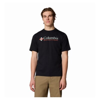 Ανδρική Μπλούζα CSC Basic Logo™ Short Sleeve Tee Columbia 1680053-001 μαύρο