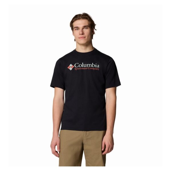 Ανδρική Μπλούζα CSC Basic Logo™ Short Sleeve Tee Columbia 1680053-001 μαύρο - Image 1