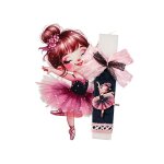 Λαμπάδα Black Pink Balarina LT2025024