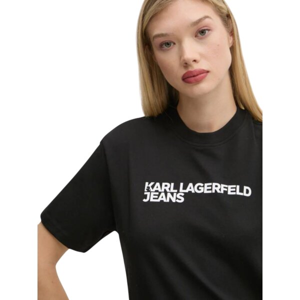 Γυναικείο T-Shirt Karl Lagerfeld  LOGO BLACK A1W17005-999 - Image 2