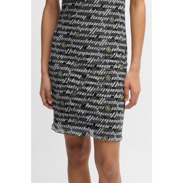 hbna50537176_989_341 (1) Γυναικέιο Φόρεμα Stretch-mesh bodycon  with digital print HUGO 50537176 - Image 5