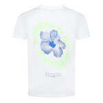 Ανδρική μπλούζα Cotton-jersey T-shirt with Happy HUGO logo 50536127 λευκή - Image 2