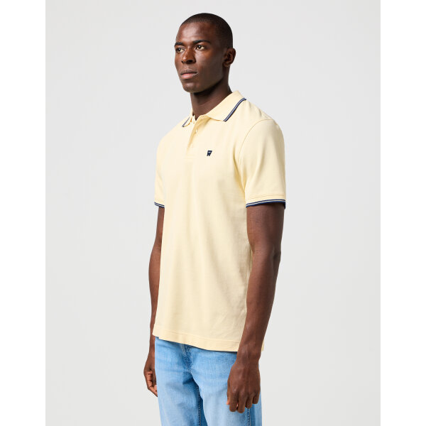 112362826_4 Ανδρικό polo κοντό μανίκι WRAGLER 112362826 κίτρινο - Image 4