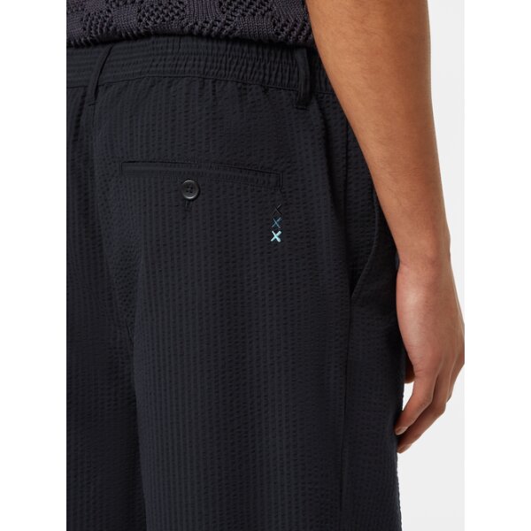 Ανδρικό παντελόνι pleated relaxed straight 179986 μαύρο - Image 3