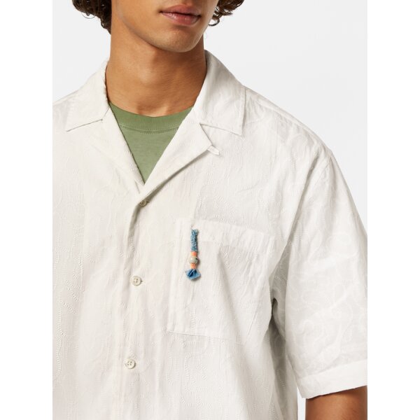 Ανδρικό πουκάμισο κοντό μανίκι embroidered SCOTCH& SODA 180033 λευκό - Image 2