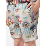 Ανδρικό μαγιό Printed mid-length SCOTCH & SODA 180380 λευκό