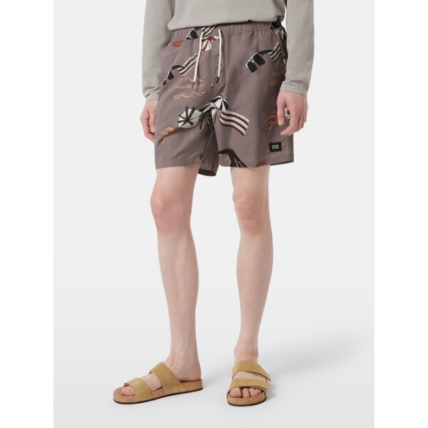 180380_210_MDL_CRP Ανδρικό μαγιό Printed mid-length SCOTCH & SODA 180380 μωβ - Image 1