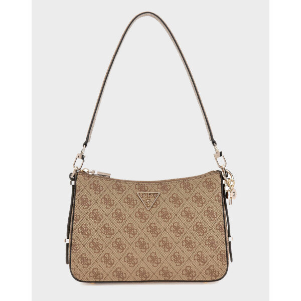 4010AGUES6201200_Tan_1 Γυναικεία Τσάντα Guess ECO ERICA TOP ZIP  HWESG951018-LTL - Image 1