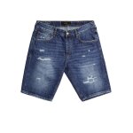 Ανδρική βερμούδα τζιν paolo με φθορές Classic Fit STAFF GALLERY 5-890.119.S2.053 μπλε - Image 6