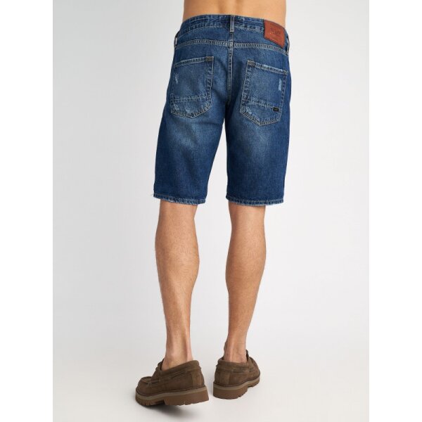 Ανδρική βερμούδα τζιν paolo με φθορές Classic Fit STAFF GALLERY 5-890.119.S2.053 μπλε - Image 4