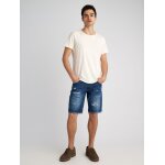 Ανδρική βερμούδα τζιν paolo με φθορές Classic Fit STAFF GALLERY 5-890.119.S2.053 μπλε - Image 3