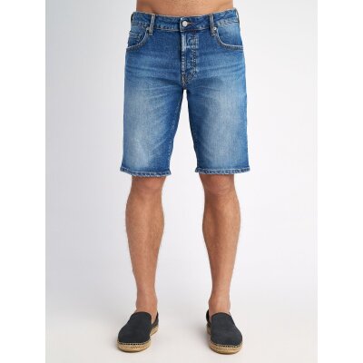 Ανδρική βερμούδα τζιν paolo classic fit STAFF GALLERY 5-890.B2.053 μπλε