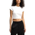 ΓΥΝΑΙΚΕΙΑ ΜΠΛΟΥΖΑ DOME RHINESTONE LOGO CROP T-SHIRT WOMEN HUGO 50537247-100 - Image 2
