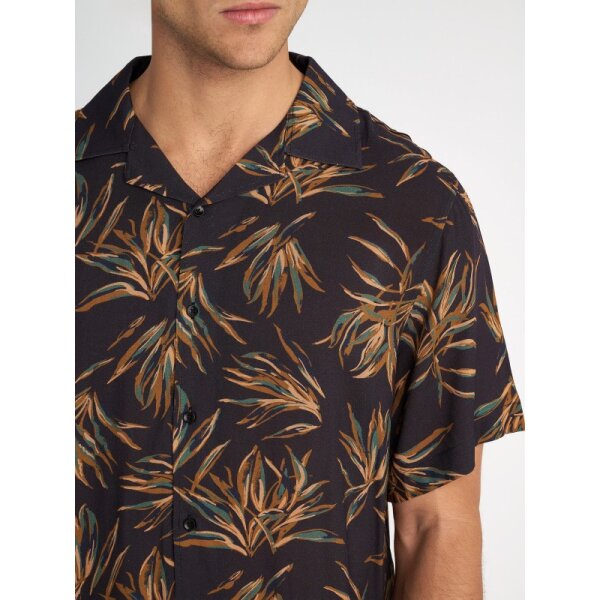 61-216.053.Ν0000-2-600x800 Ανδρικό πουκάμισο κοντό μανίκι Troy Short Sleeve STAFF GALLERY  61-216.053 μαύρο - Image 4