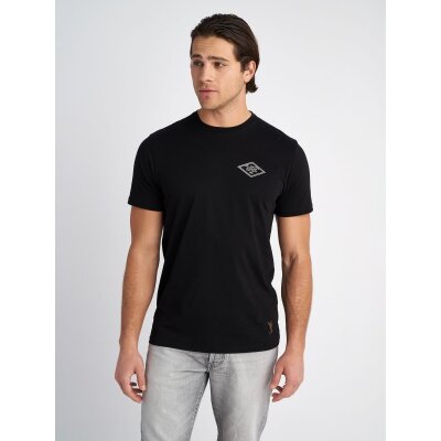 Ανδρική μπλούζα κοντό μανίκι Man T-Shirt Gino STAFF GALLERY 64-003.053 μαύρο
