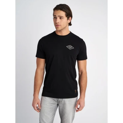 Ανδρική μπλούζα κοντό μανίκι Man T-Shirt Gino STAFF GALLERY 64-003.053 μαύρο