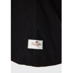 Γυναικείο linen blend μονόχρωμο t-shirt FUNKY BUDDHA FBL011-110-04-BLACK - Image 3