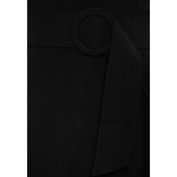 FBL011-111-12_BLACK_7 ΓΥΝΑΙΚΕΙΑ Lyocell blend ολόσωμη φόρμα σορτς με ζώνη ΜΑΥΡΟ FUNKY BUDDHA  FBL011-111-12 - Image 8